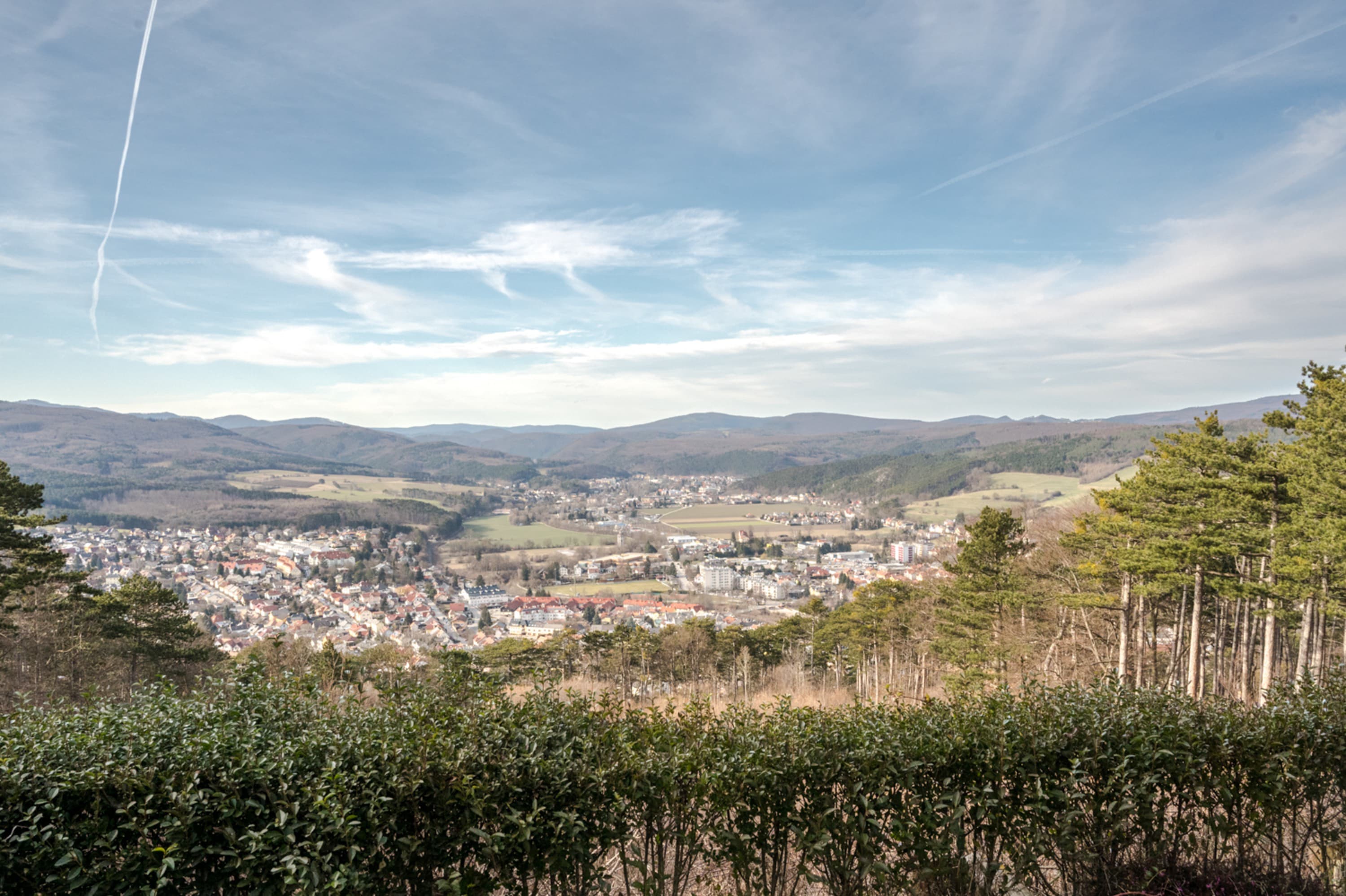 Blick auf Berndorf