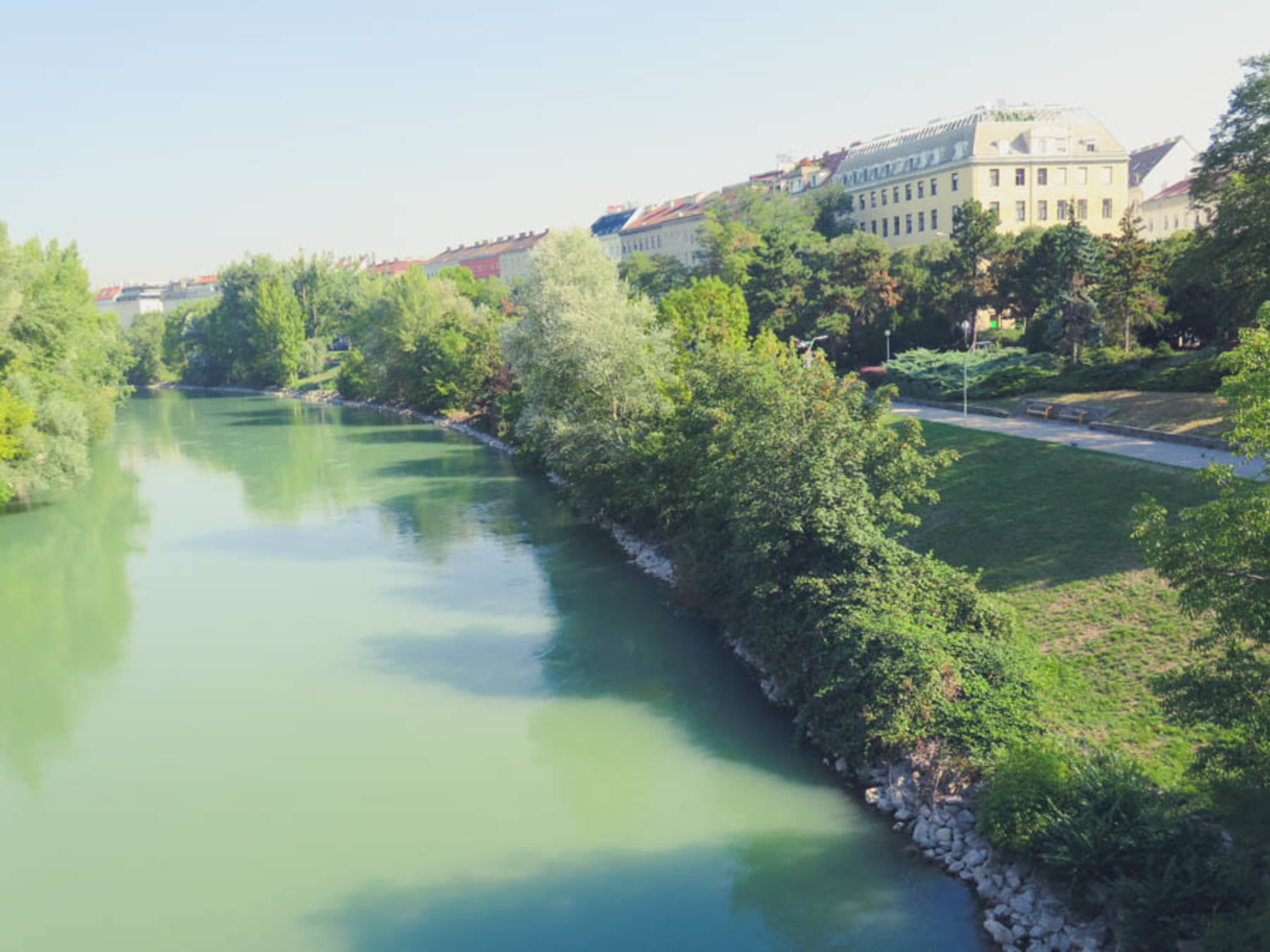 Donaukanal Wien bei der Friedensbrücke