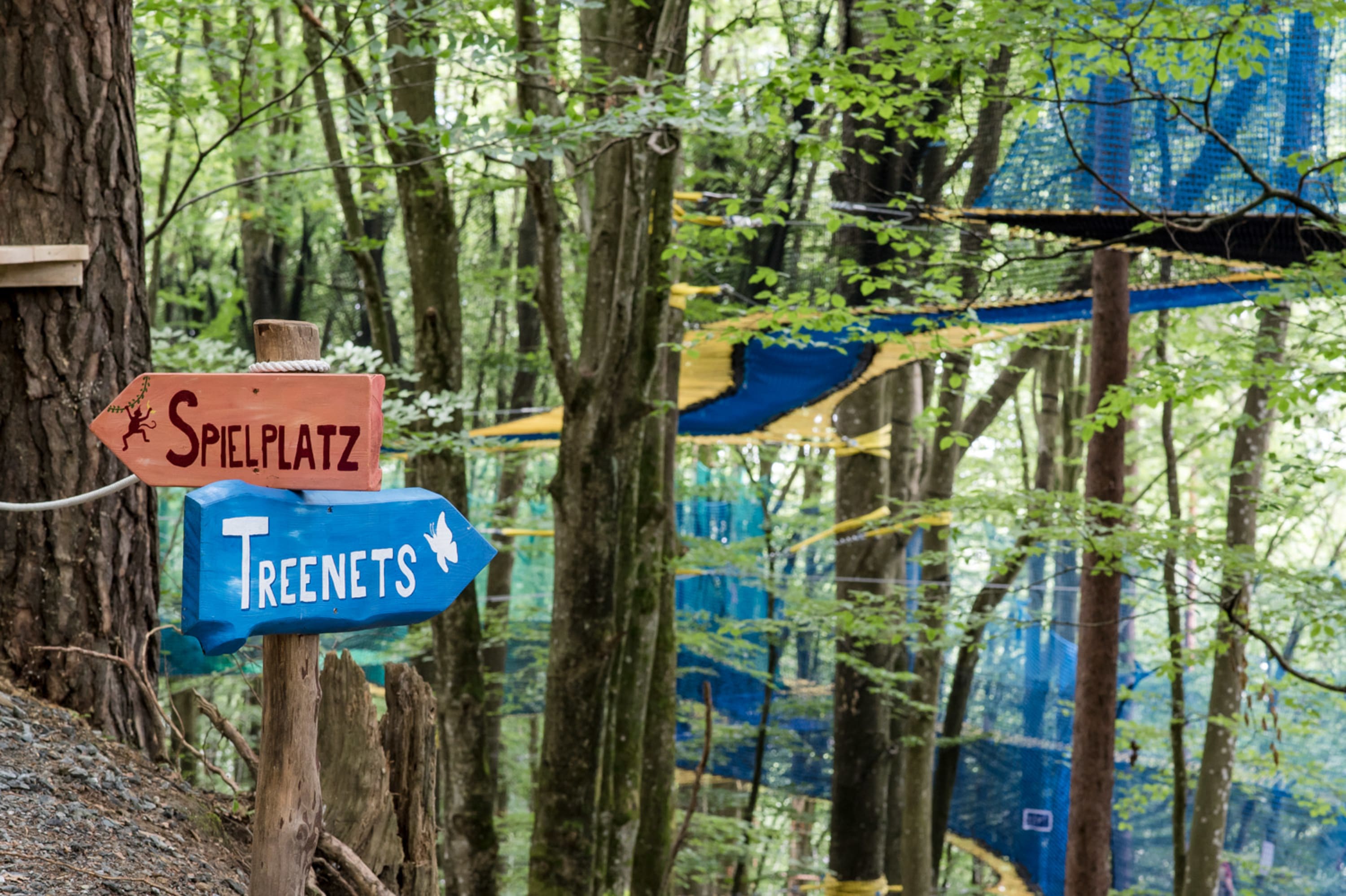 Treenets im Familywald am Ossiacher See