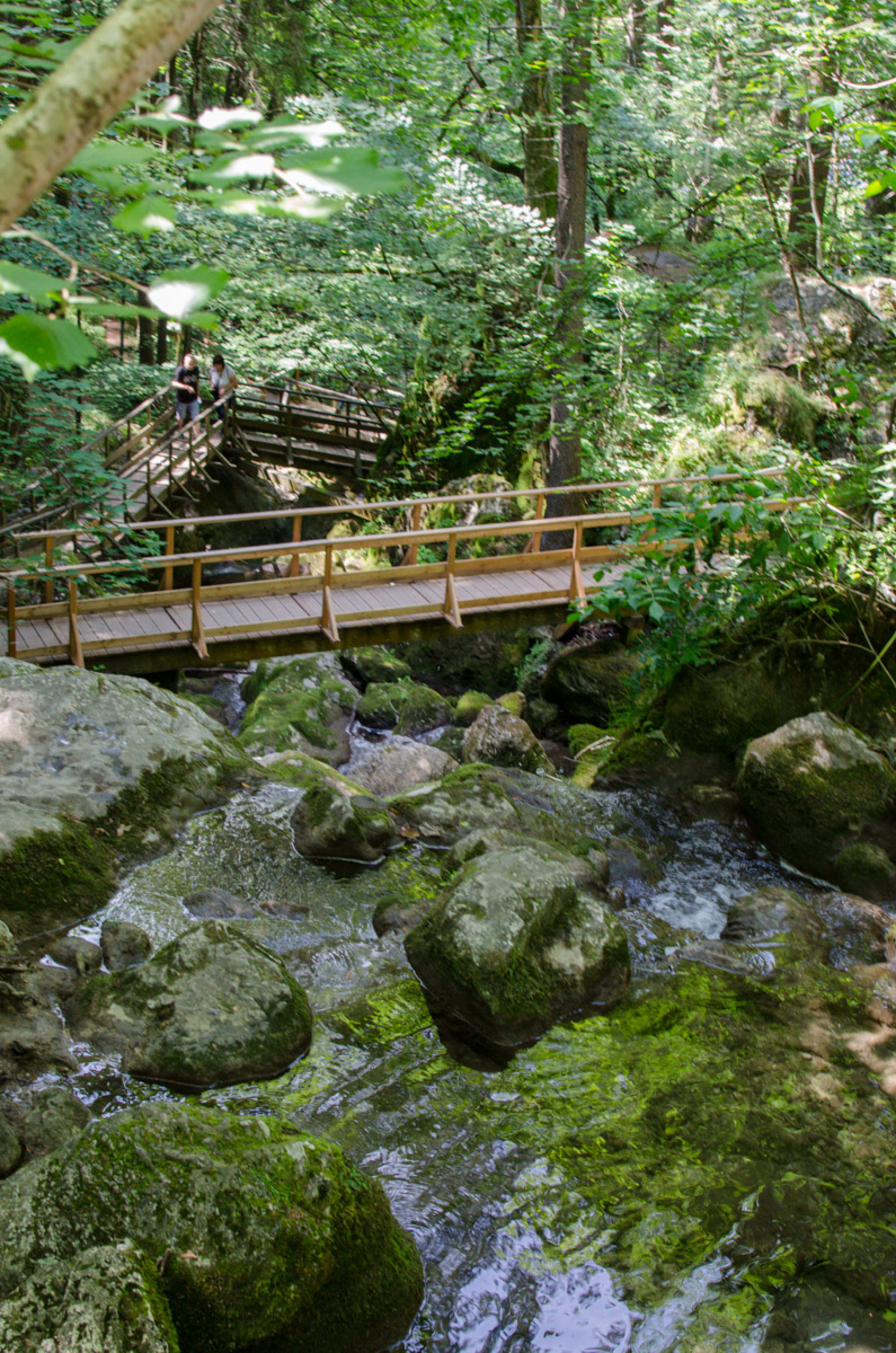 Myrafälle Brücke Brücke über die Myra, Myrafälle
