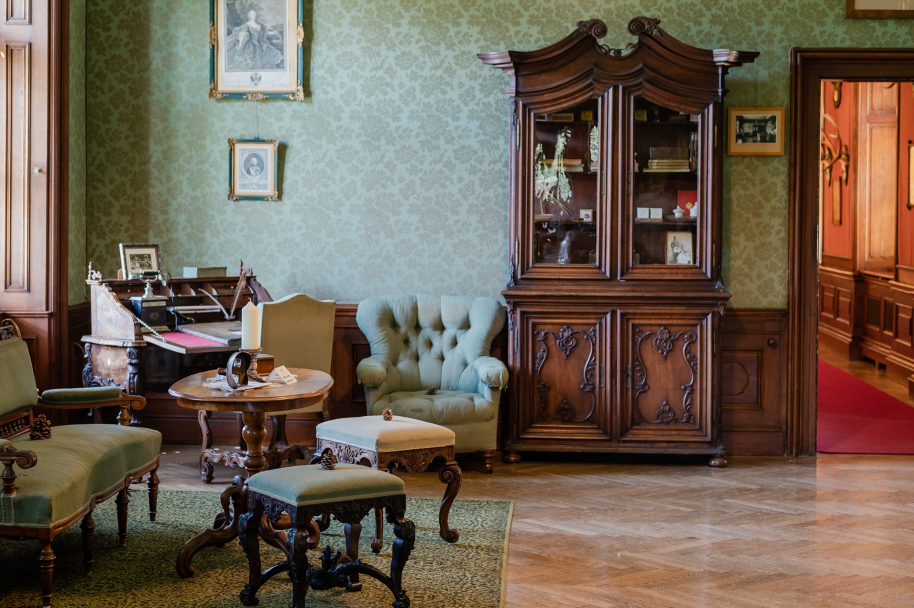 Wohnbereich Karl I. im Schloss Eckartsau