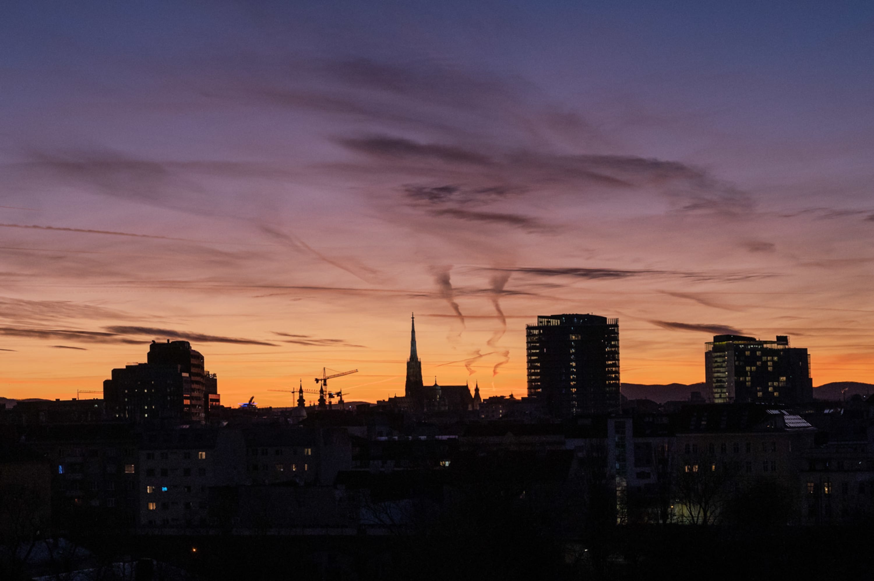 Blick auf Wien vom Wiener Riesenrad