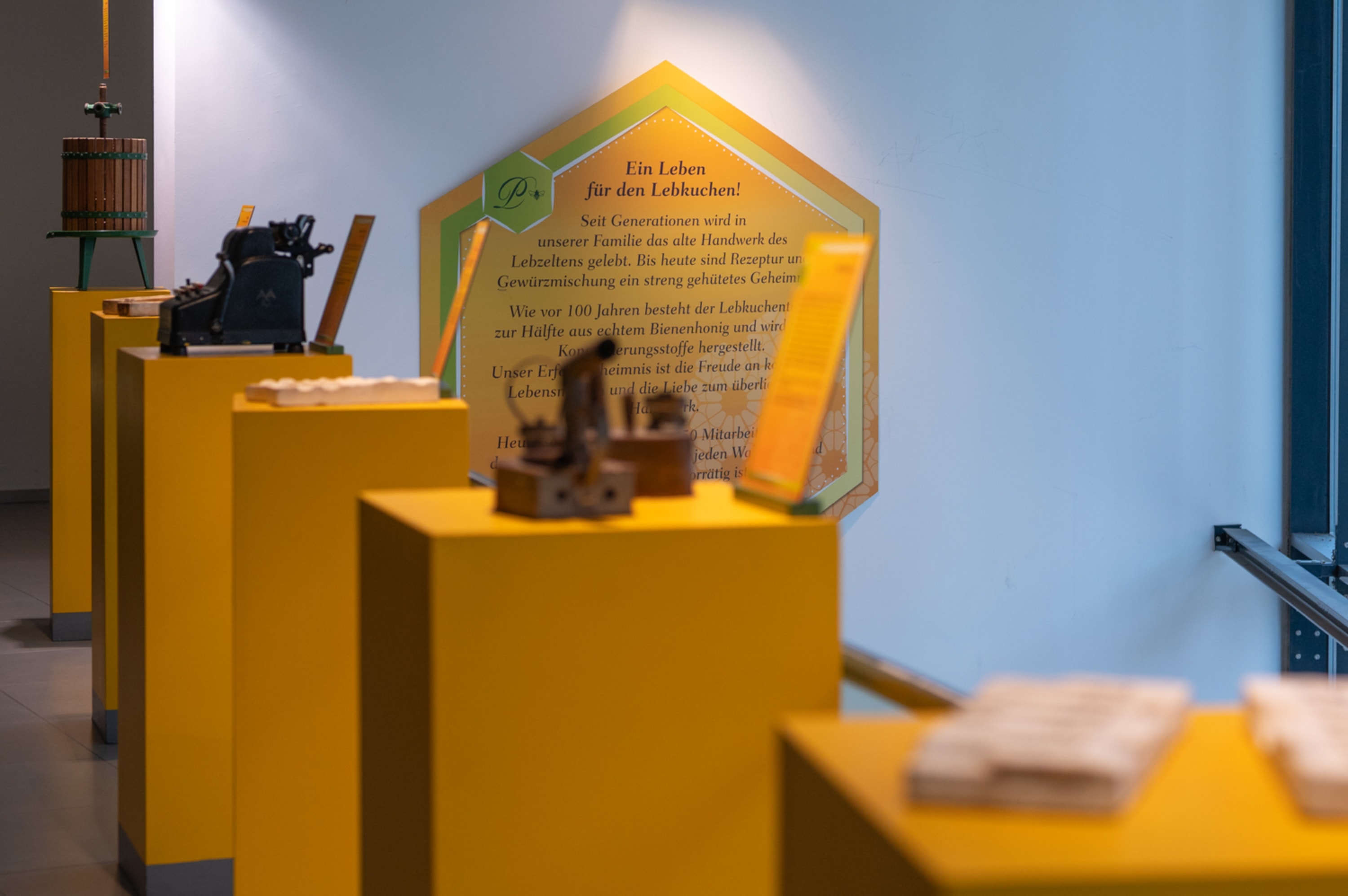 Ausstellungsraum in der erLebzelterei Pirker in Mariazell