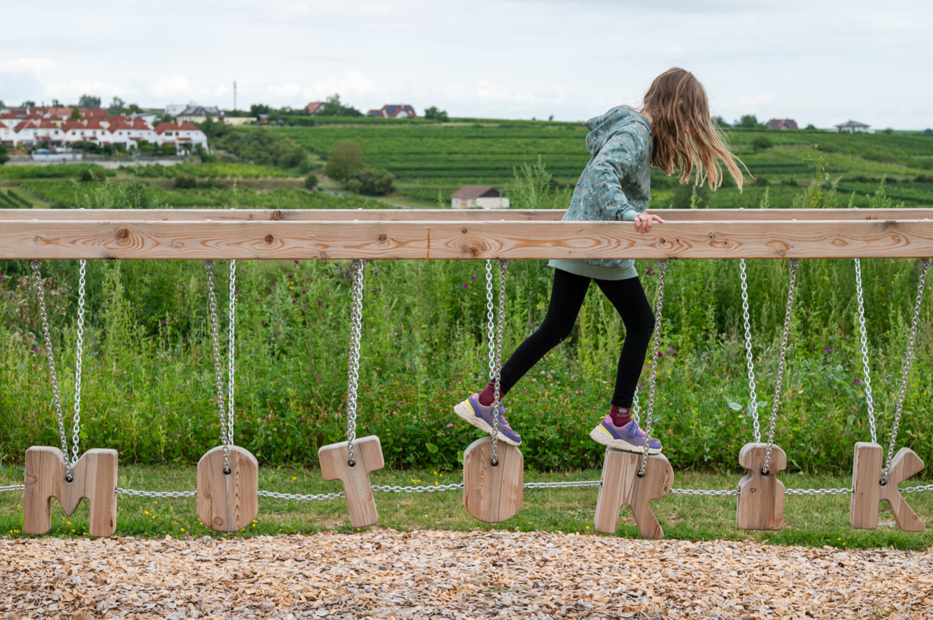 Motorikparcours in Stratzing, Kremstal