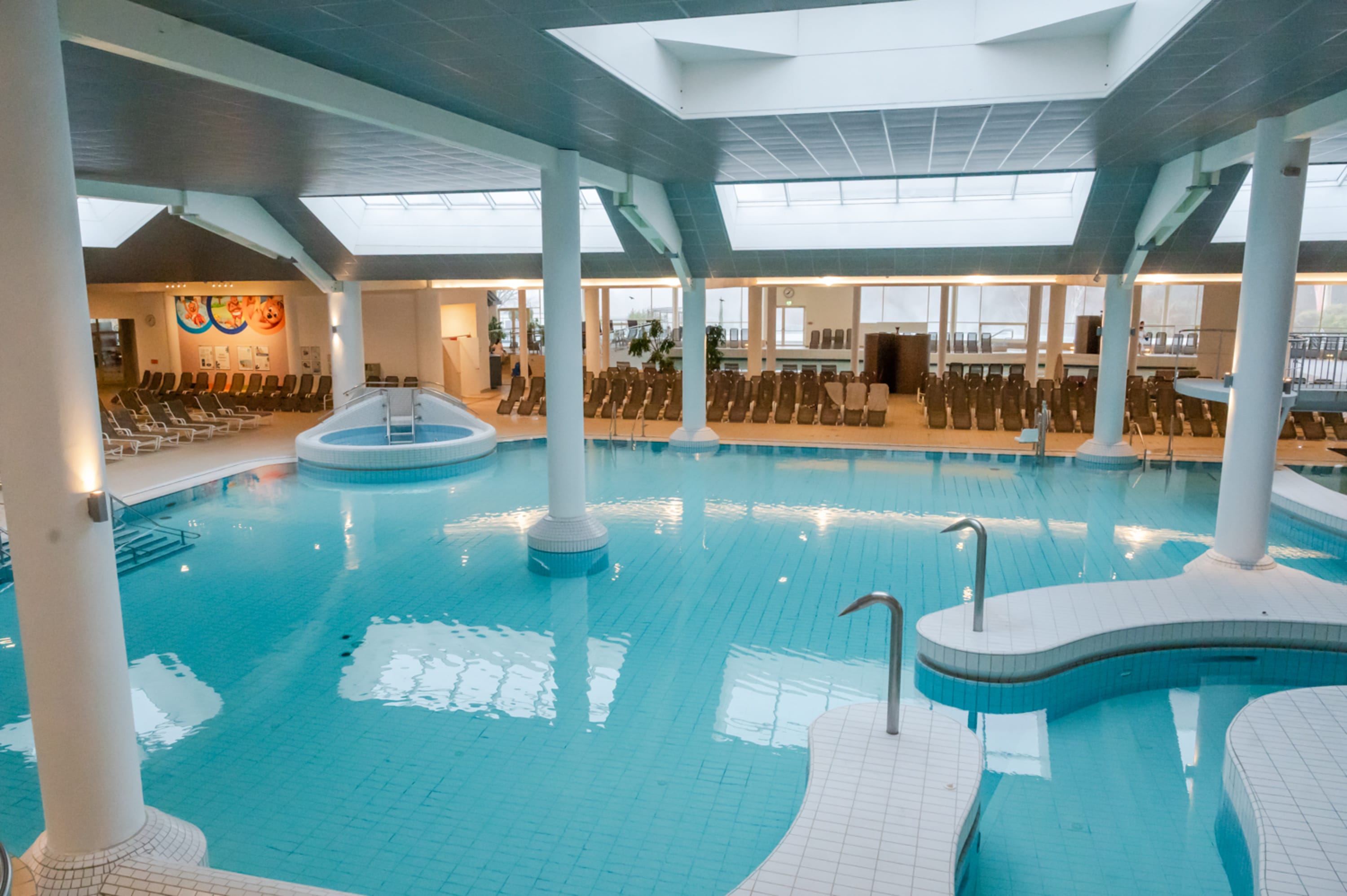 Thermalbecken in der Therme Stegersbach