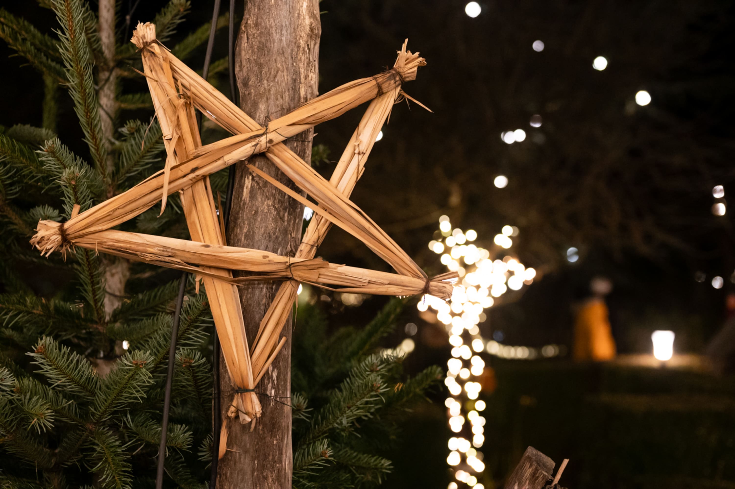 Naturnahe Deko in den Kittenberger Erlebnisgärten im Advent