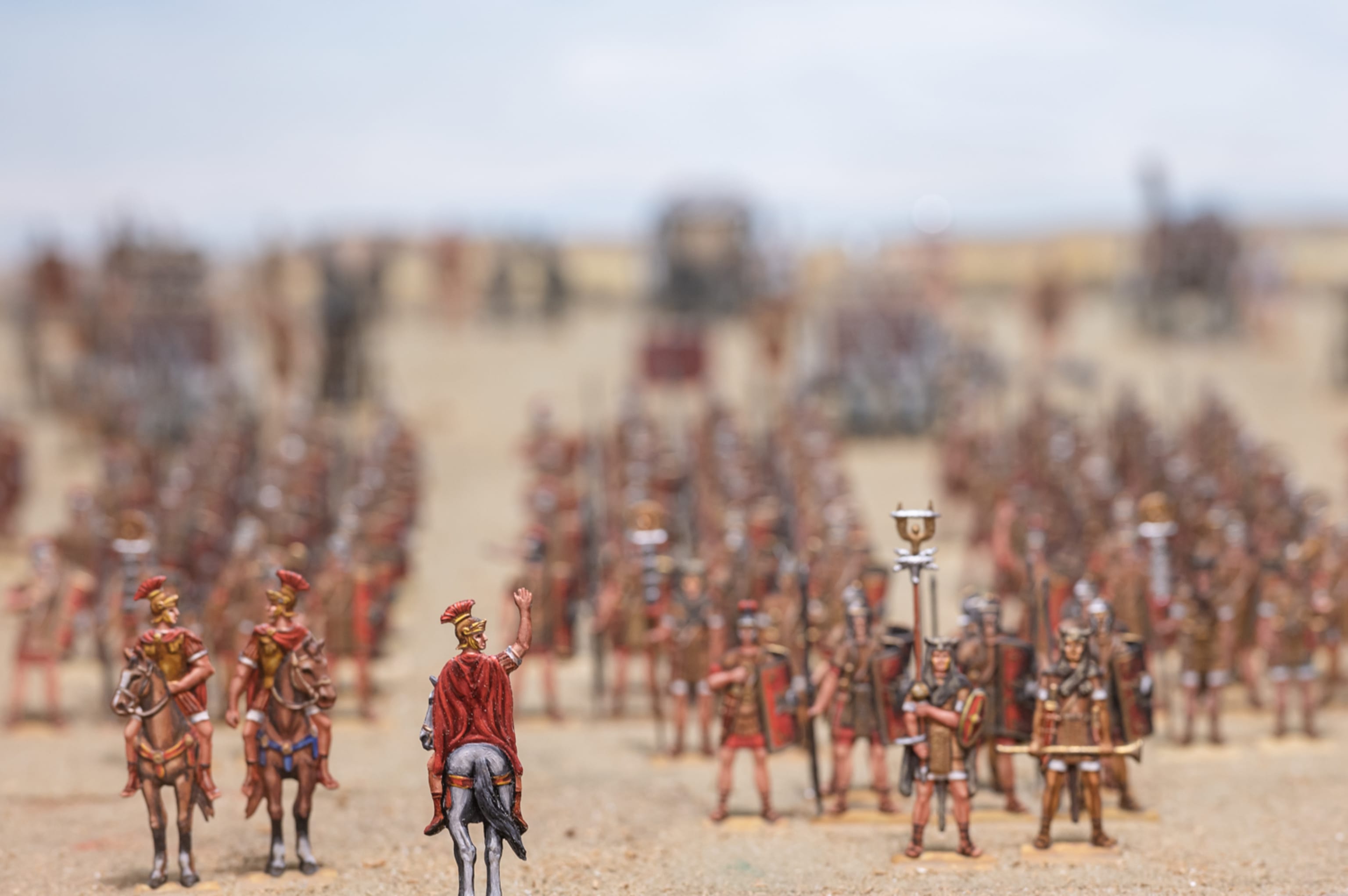 Detail eines Schaukastens in der Zinnfigurenwelt Katzelsdorf