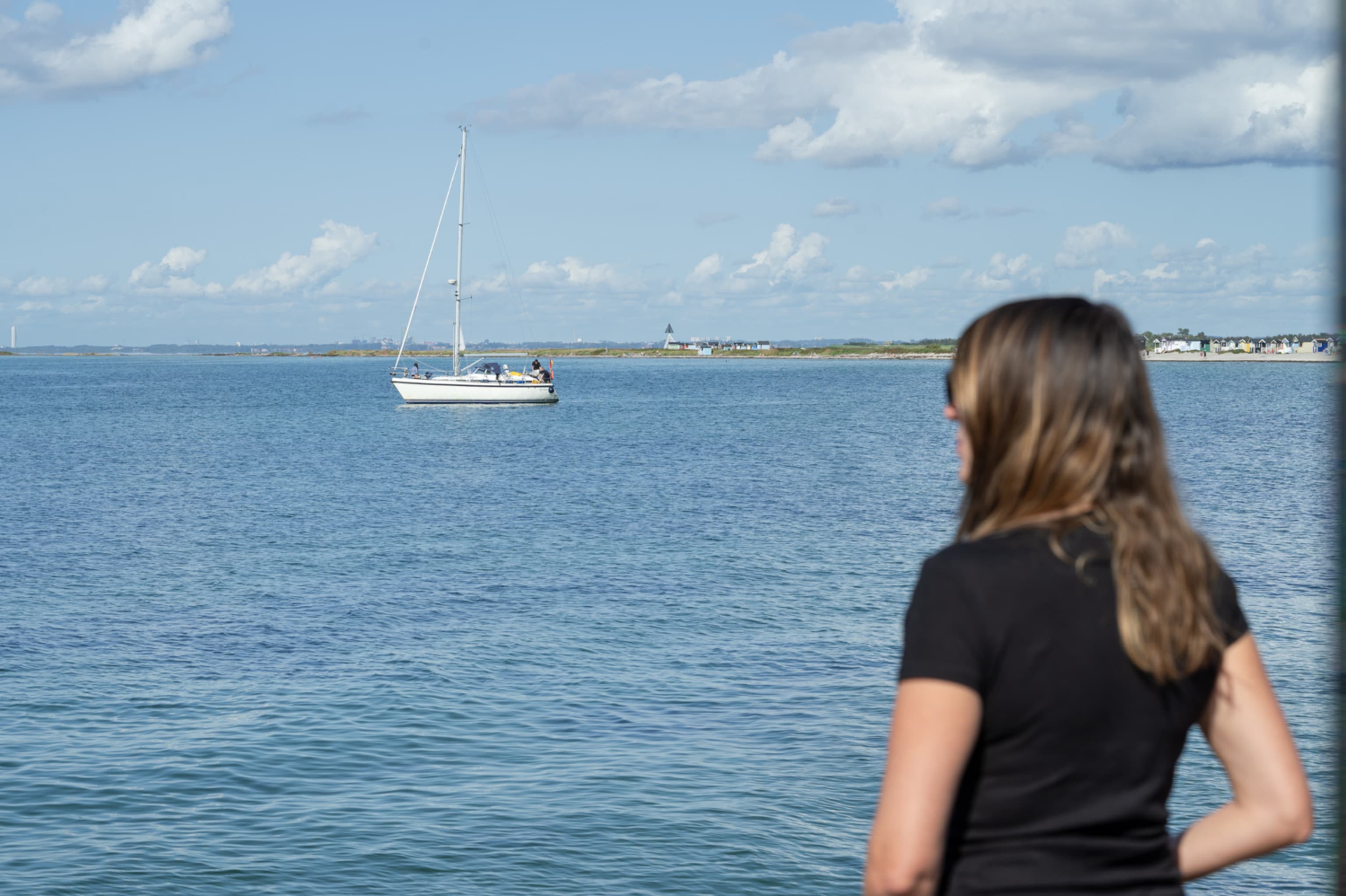 Blick aufs Meer bei Skanör Havsbad, Südschweden