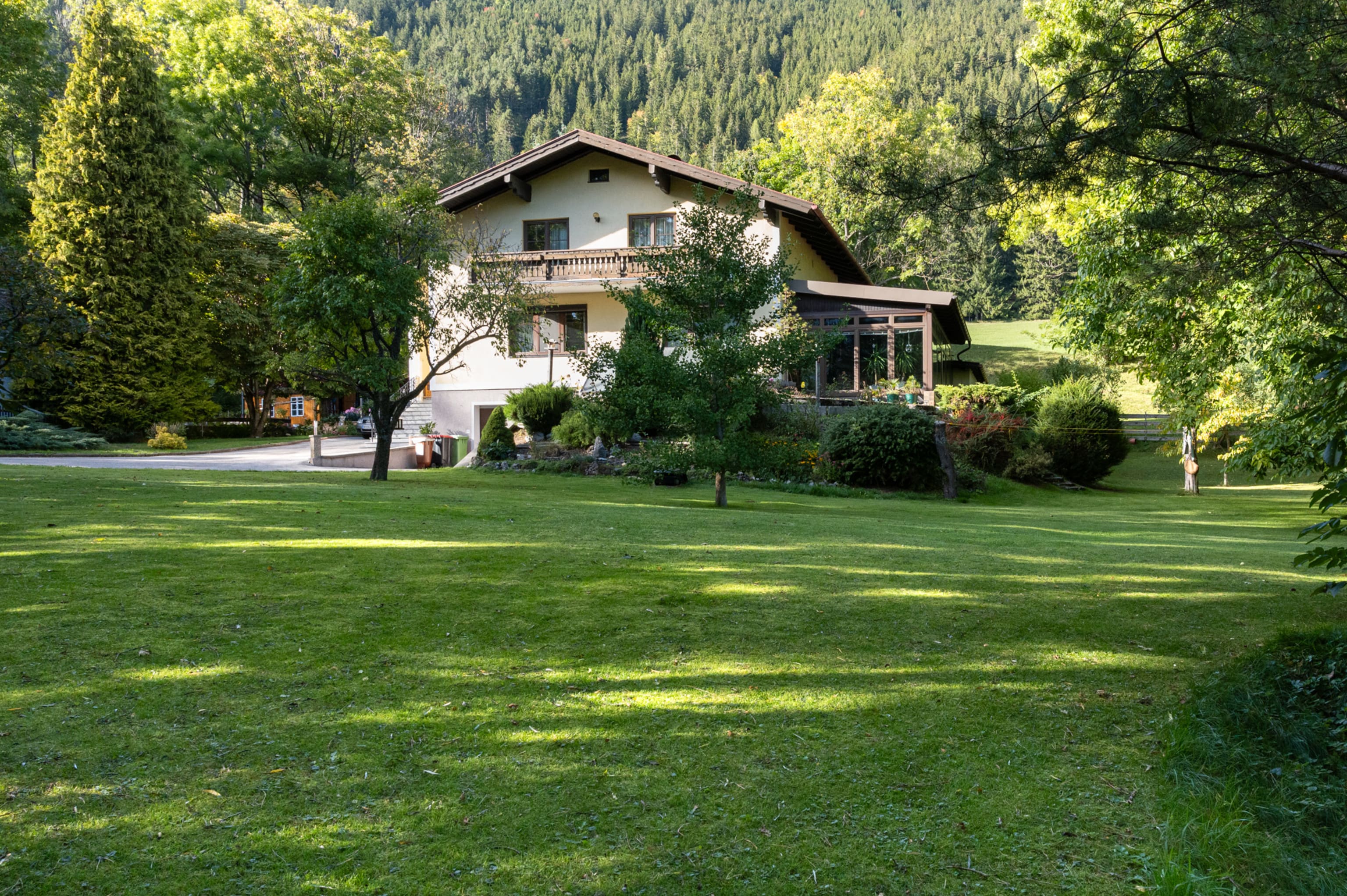 Blick auf das Ferienhaus in Puchberg am Schneeberg
