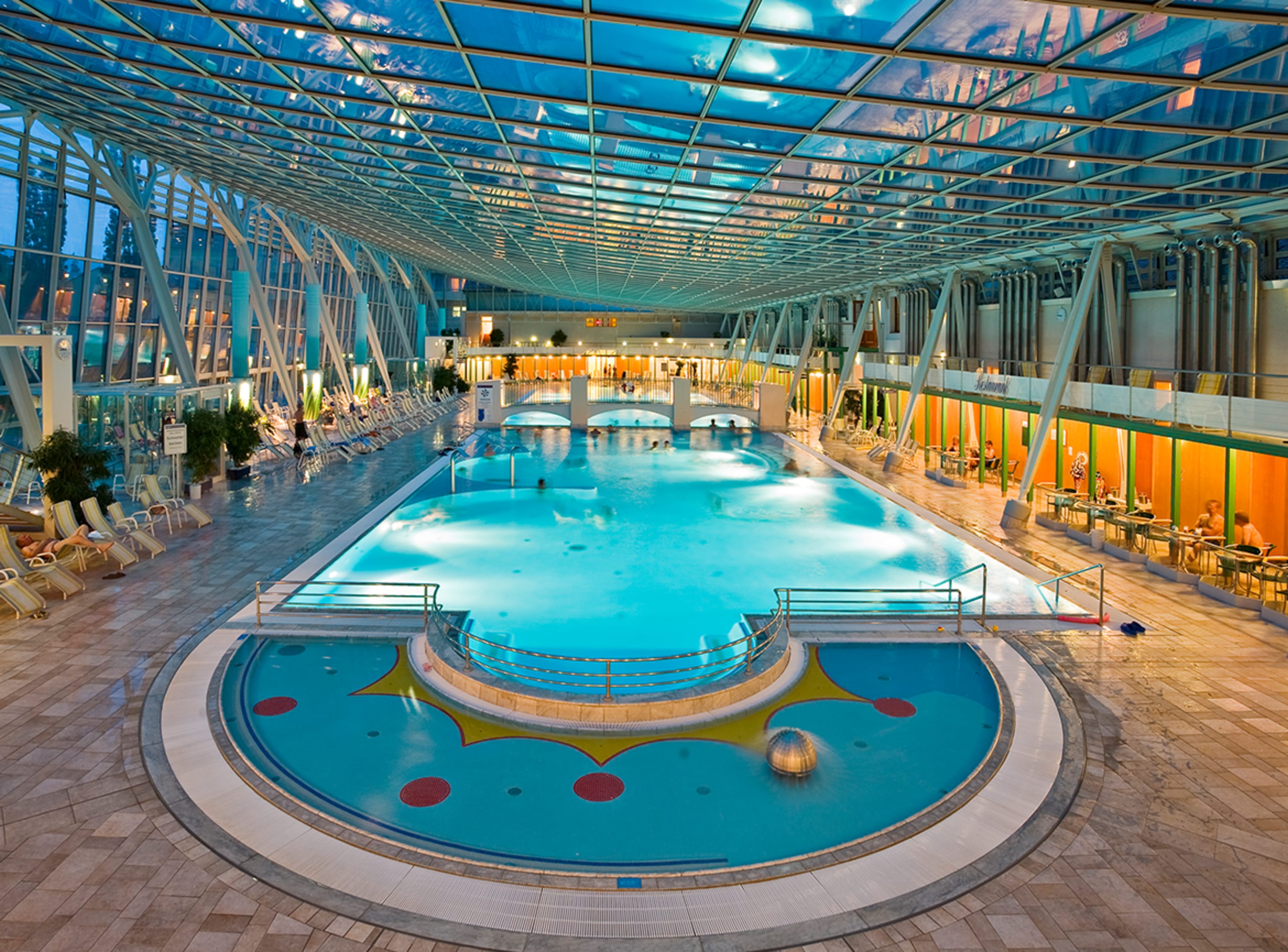 Römertherme Baden, Indoorbereich