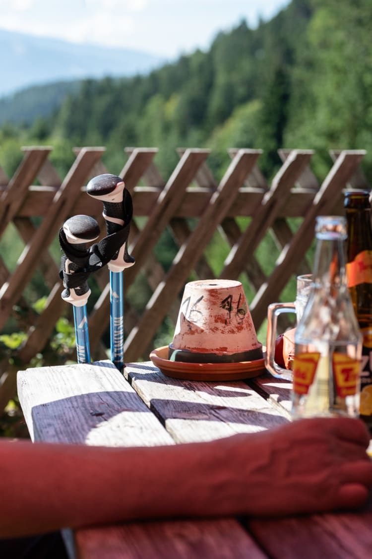 Pause auf der Pottschacherhütte