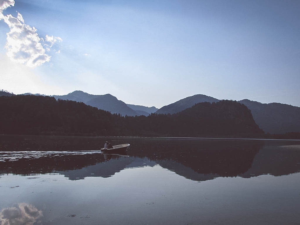 Boot am Almsee