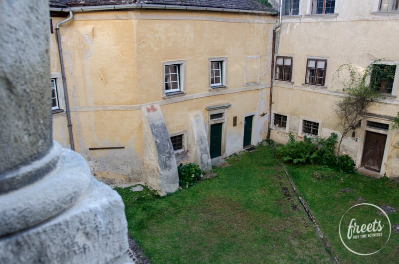 Blick in den Renaissance-Burghof, Burg Seebenstein