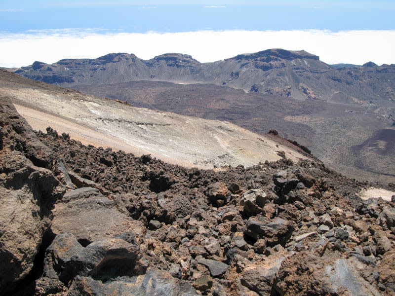 Teneriffa, Landschaft am Vulkan Pico del Teide