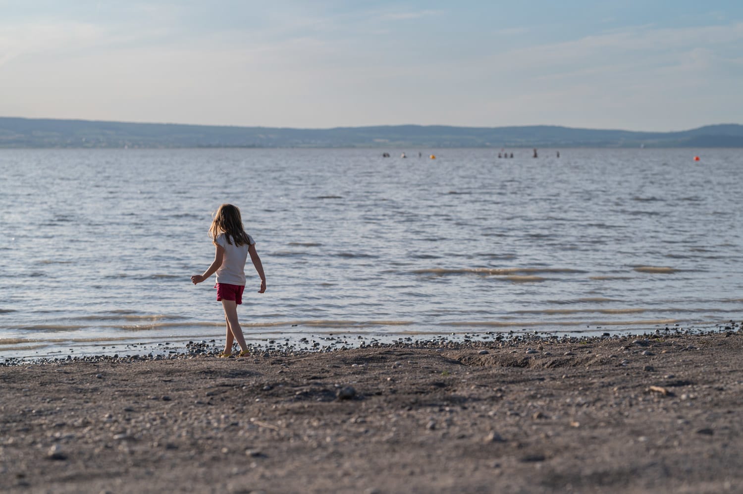 Kind am Neusiedlersee