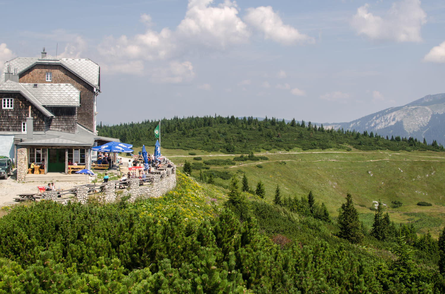 Ottohaus auf der Rax im Sommer