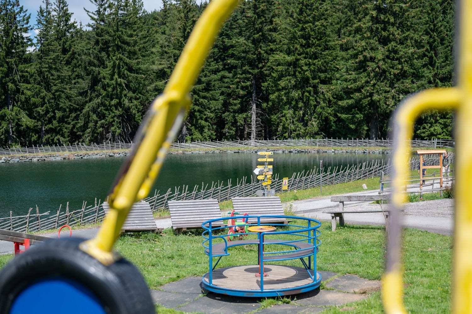 Spielplatz am Speicherteich, Bergstation Erlebnisalm Mönichkirchen