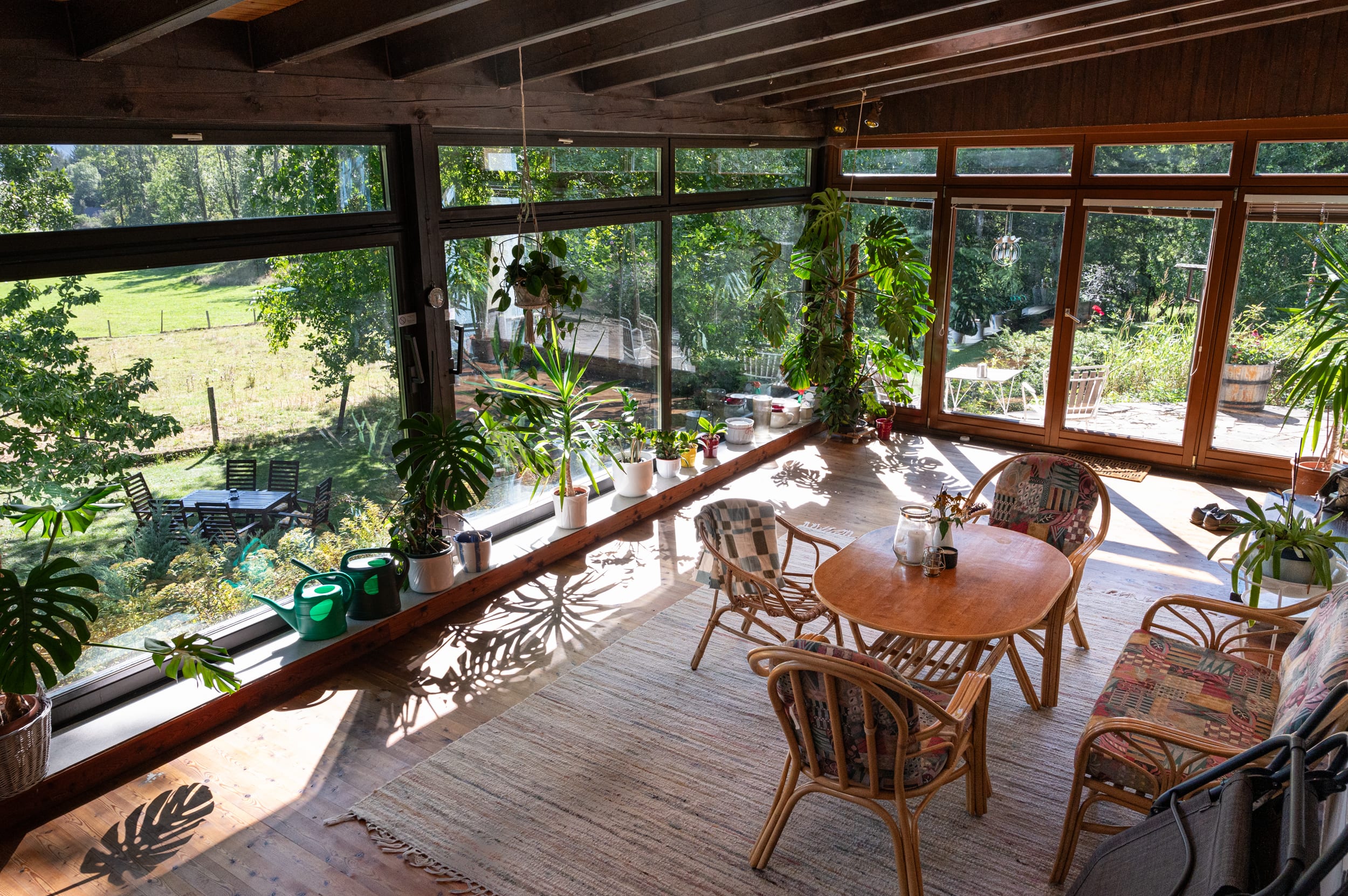 Wintergarten, Ferienhaus Puchberg