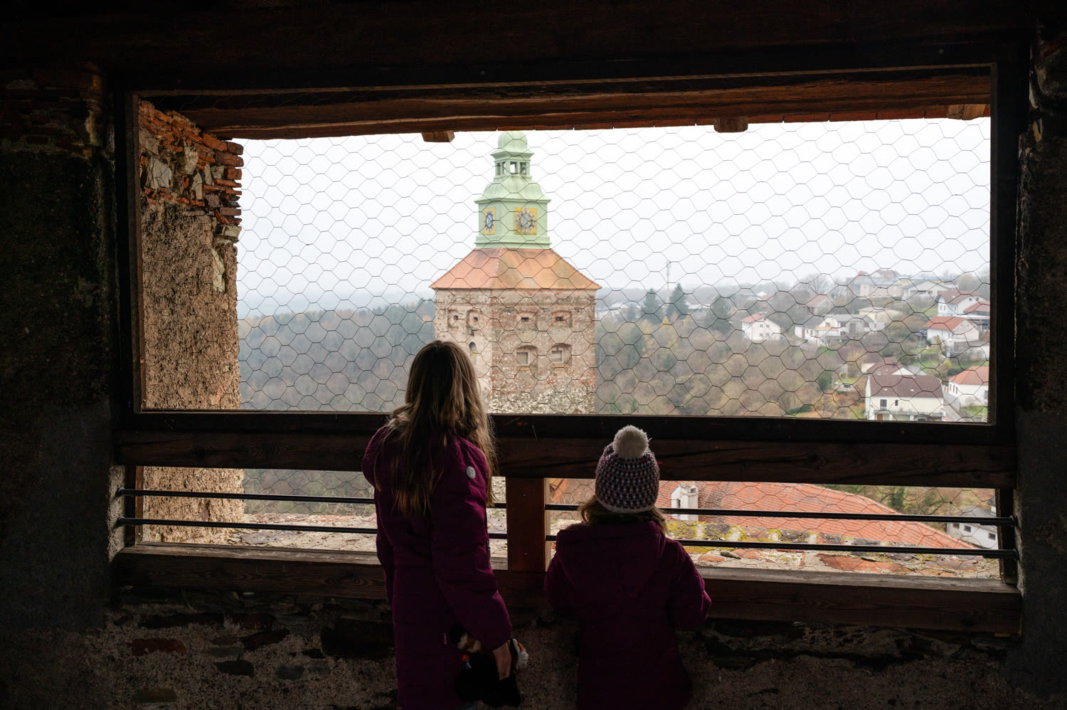 Blick vom Turm der Friedensburg Schlaining