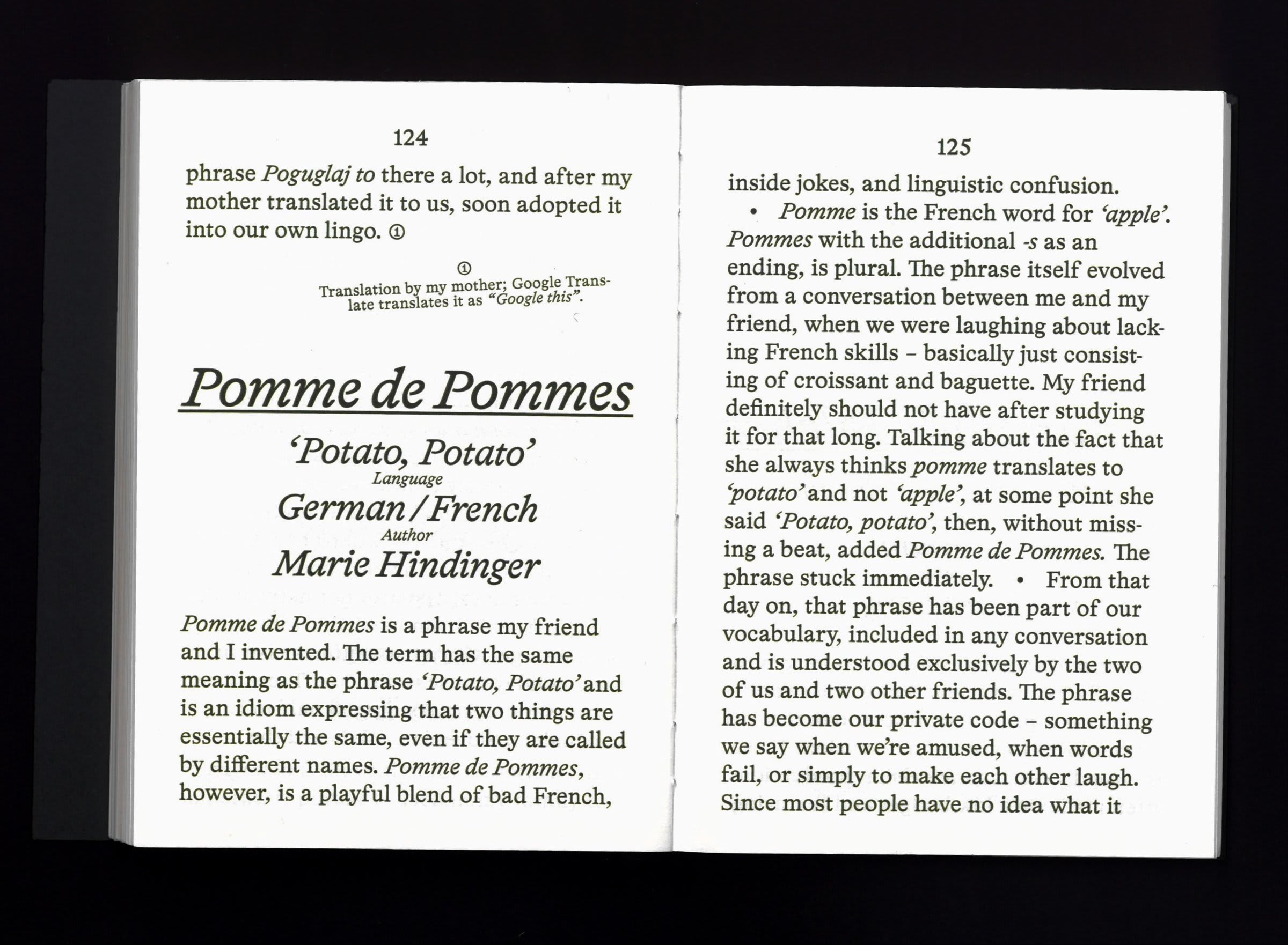 Family Lexicon spread IV