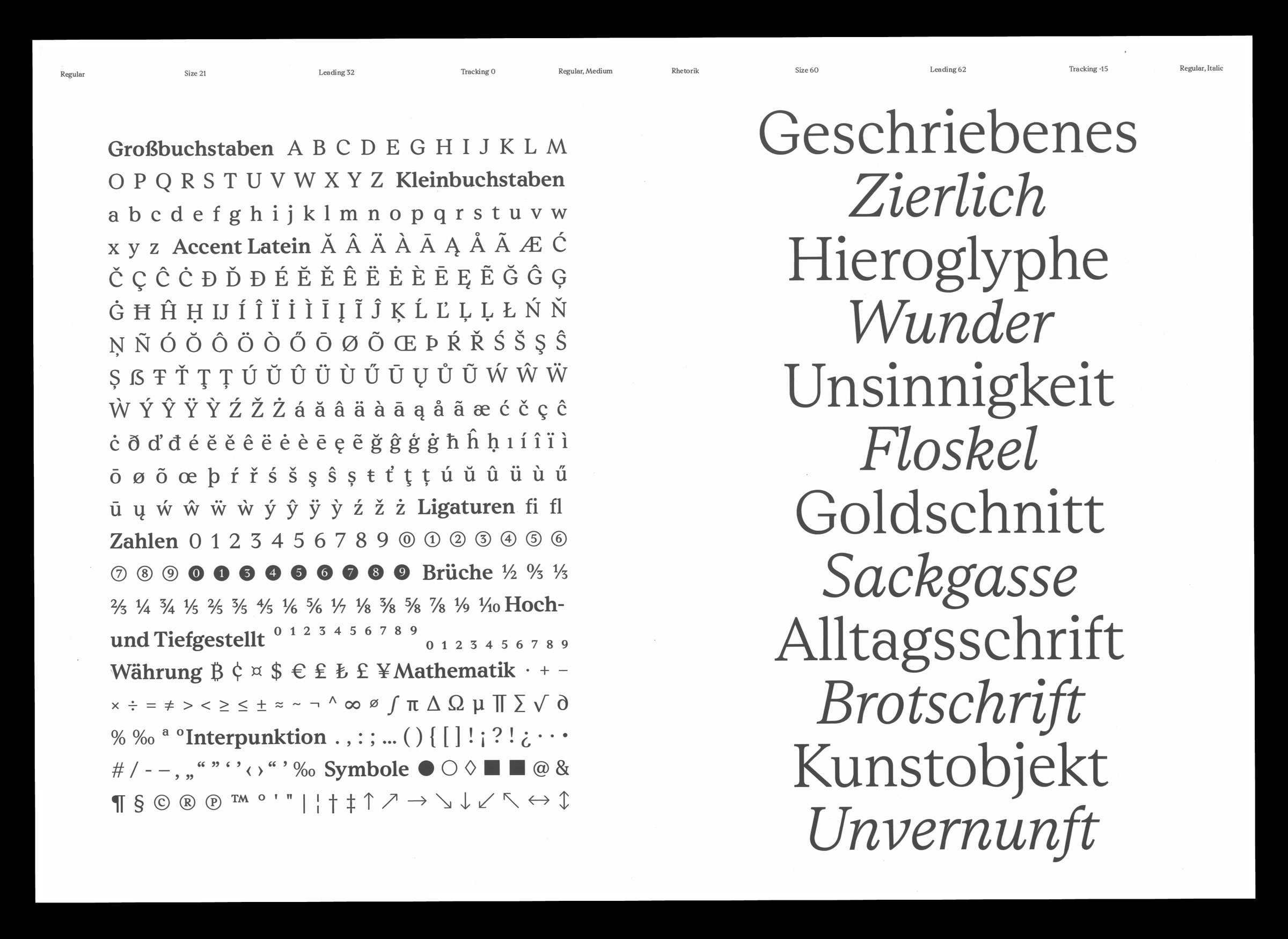 Font specimen 4