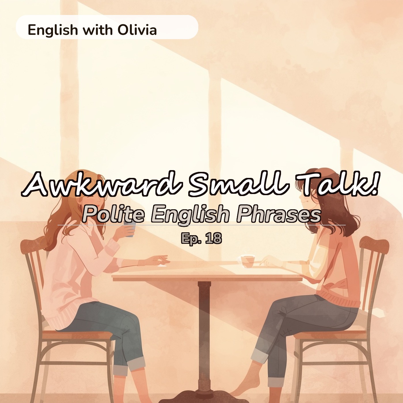 Awkward Small Talk! Polite English Phrases (Beginner English A1-A2) | Ep. 18