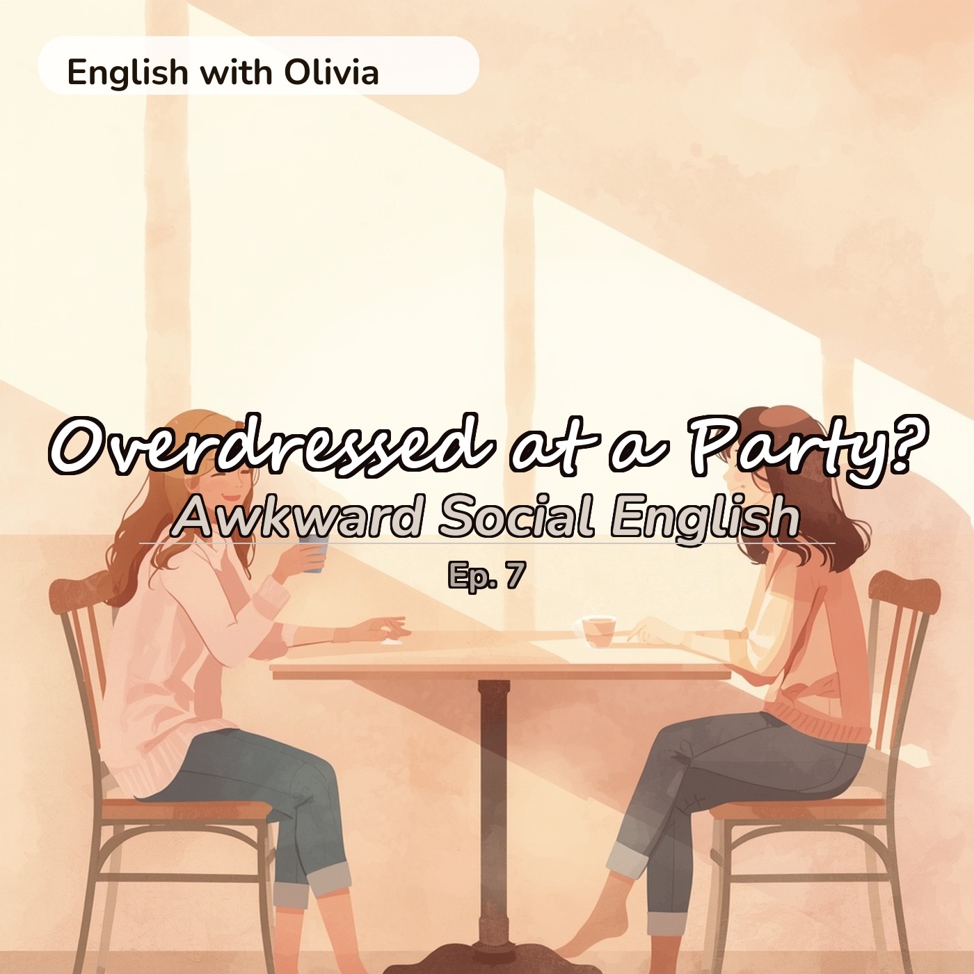Overdressed at a Party? Awkward Social English (Beginner English A1-A2) | Ep. 7 episode artwork