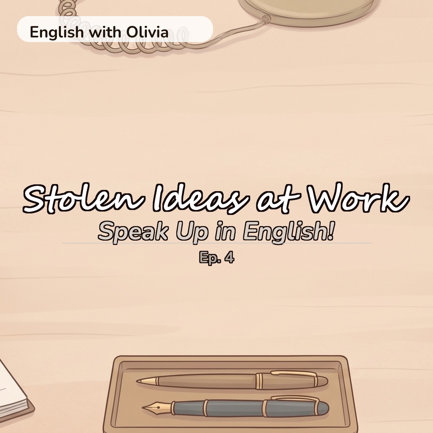 Stolen Ideas at Work: Speak Up in English! (Beginner English A1-A2) | Ep. 4 episode artwork