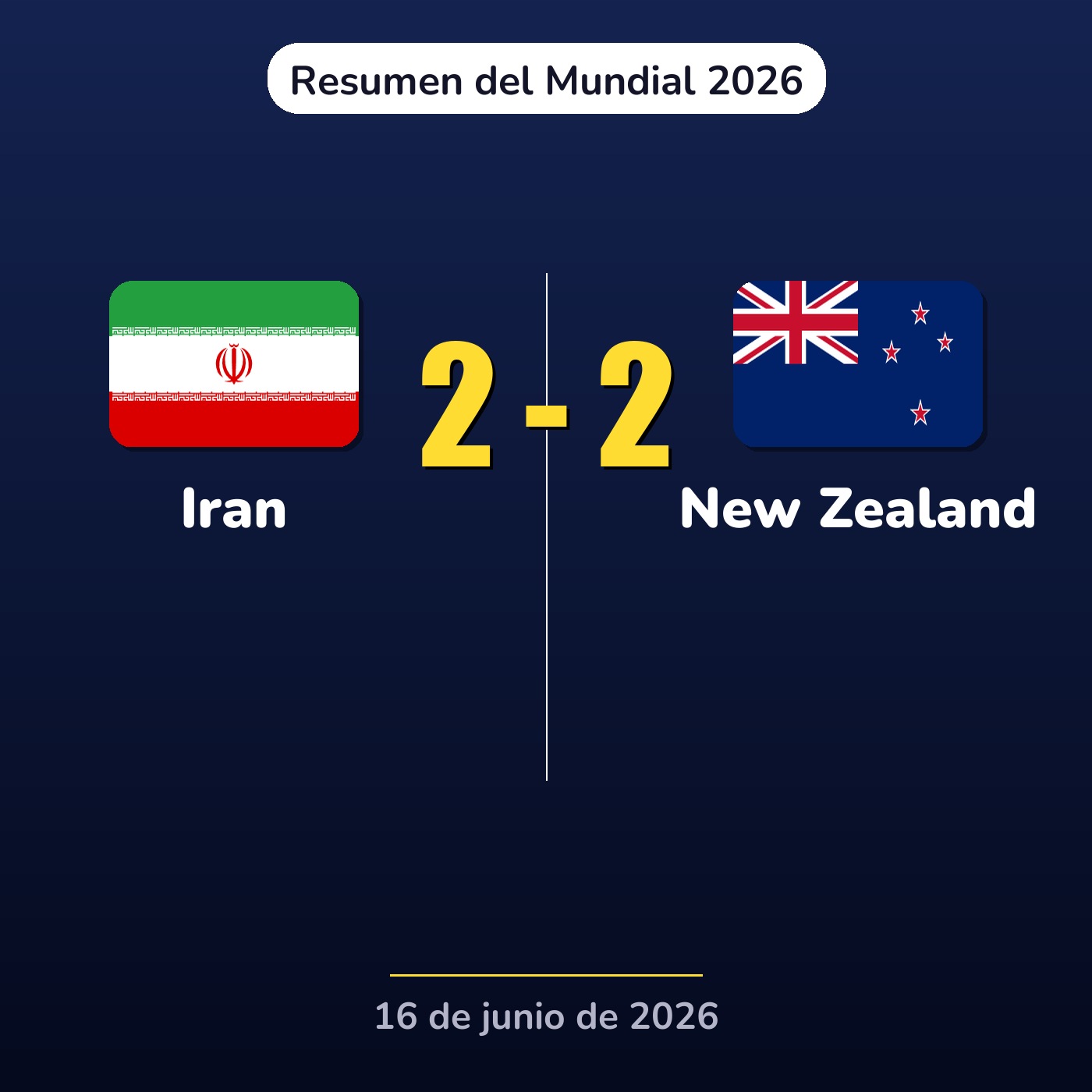 Iran vs New Zealand | Resumen del Mundial 2026 episode artwork