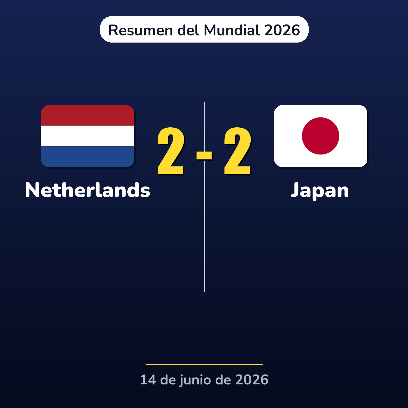 Netherlands vs Japan | Resumen del Mundial 2026 episode artwork
