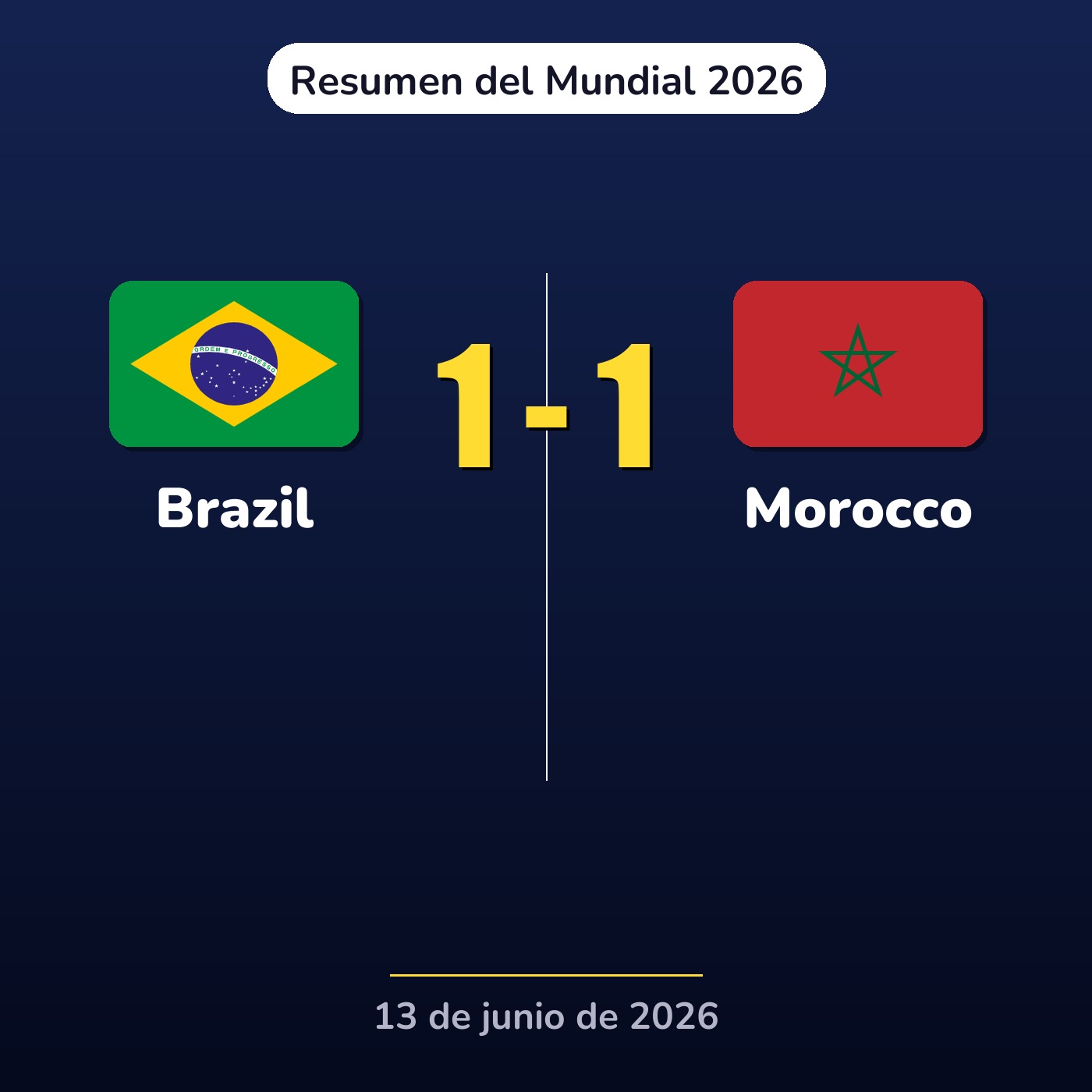 Brazil vs Morocco | Resumen del Mundial 2026 episode artwork