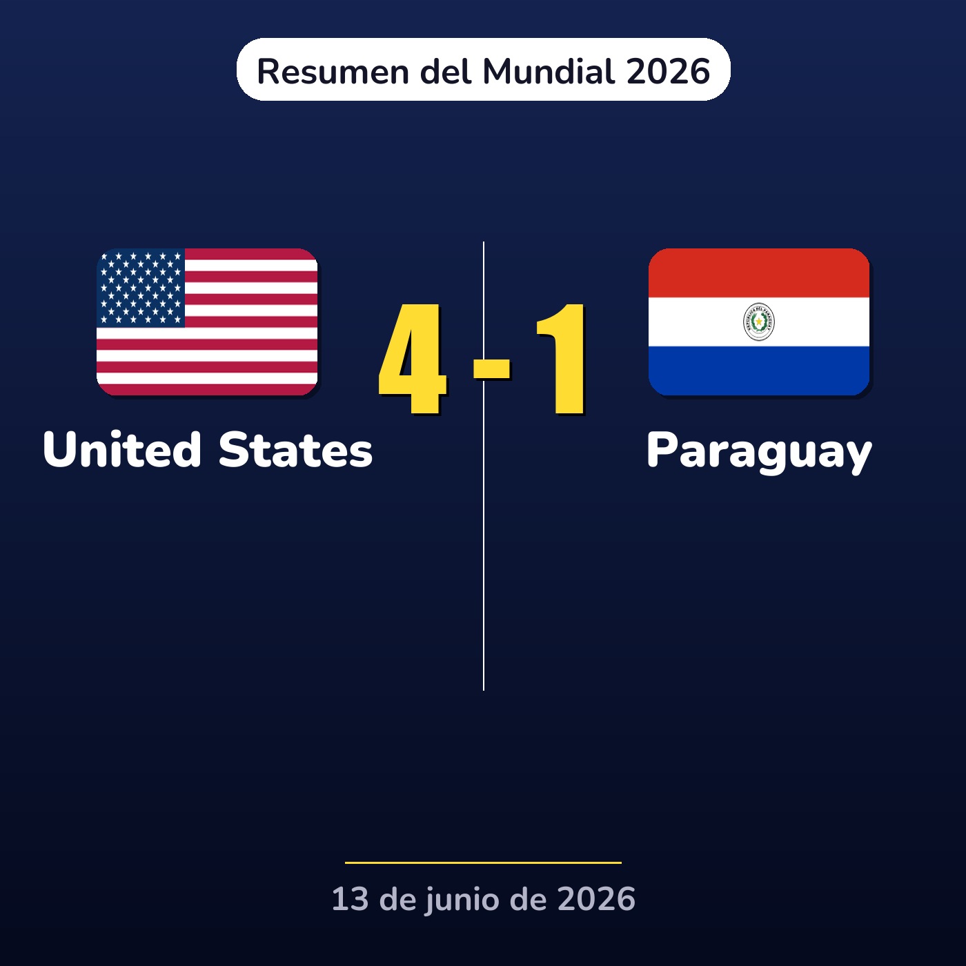 United States vs Paraguay | Resumen del Mundial 2026 episode artwork