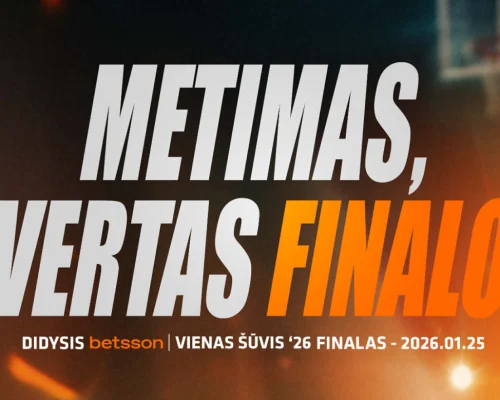 „Vienas šūvis ‘26“, kurį remia Betsson, DIDYSIS FINALAS