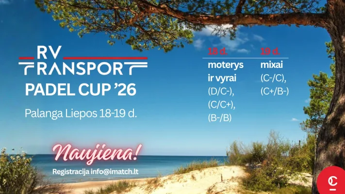 RV Transport Padel Cup ‘26 | Palanga