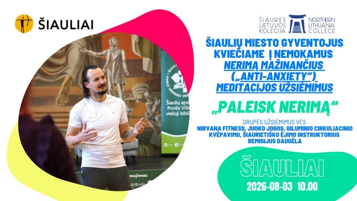 Nerimą mažinanti („Anti-anxiety“) meditacija „PALEISK NERIMĄ“😌✨ (Rytinė grupė)