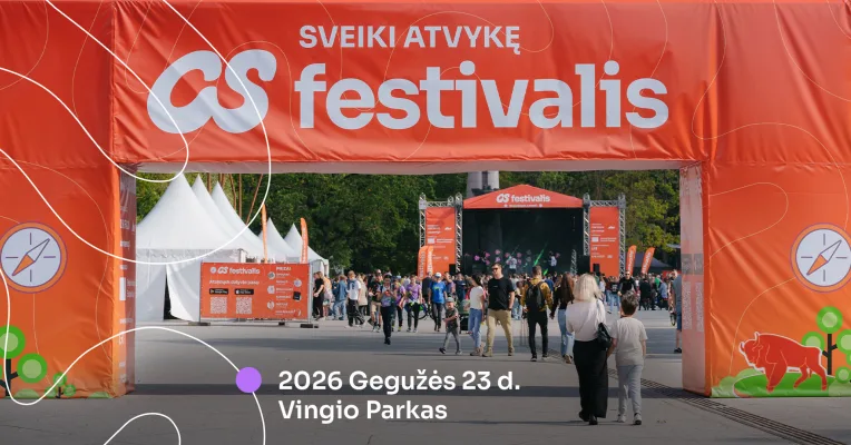OS festivalis Vilniuje: susitinkame Vingio parke