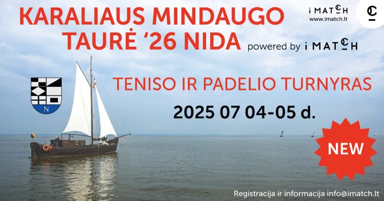 Karaliaus Mindaugo taurė ‘26 Nida / tenisas ir padelis