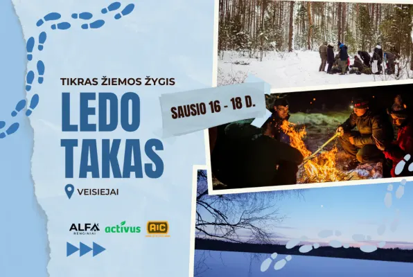 Tikras žiemos žygis – LEDO TAKAS