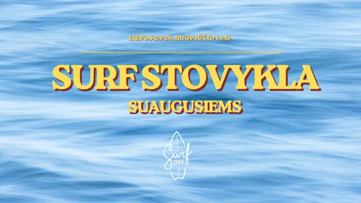 Surf stovykla suaugusiems