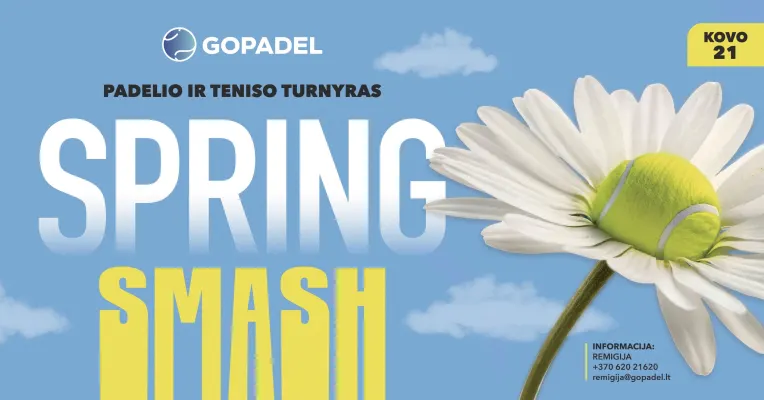 🌱🎾 Pavasario turnyras – GO Padel Spring Smash 🎾🌱