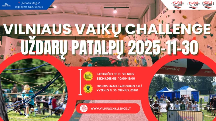 Vilniaus Vaikų Iššūkis Uždarų Patalpų 2025-11-30