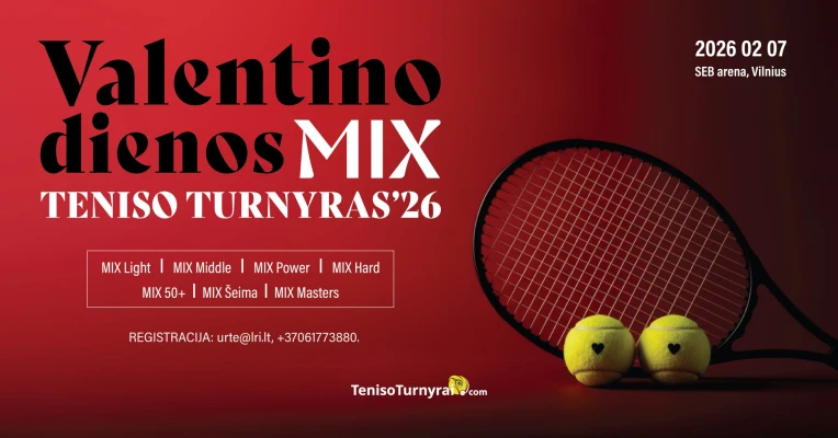 Valentino dienos MIX teniso turnyras’26