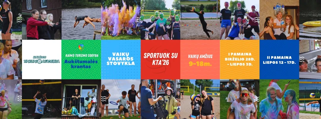 Vaikų vasaros stovykla ,,SPORTUOK SU KTA'26''