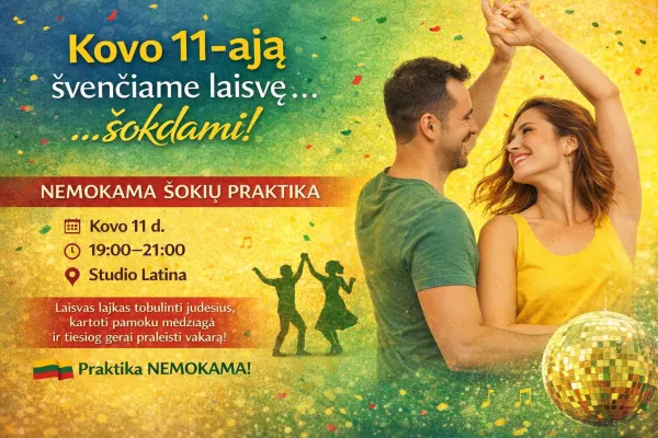 ⭐️NEMOKAMA ŠOKIŲ PRAKTIKA⭐️