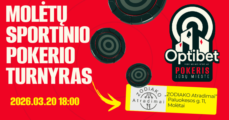 Pokerio turnyras MOLĖTUOSE