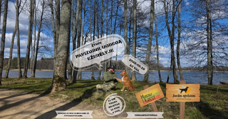 Miškinis foREST žygis "Pavizgink uodegą Ežerėlyje"