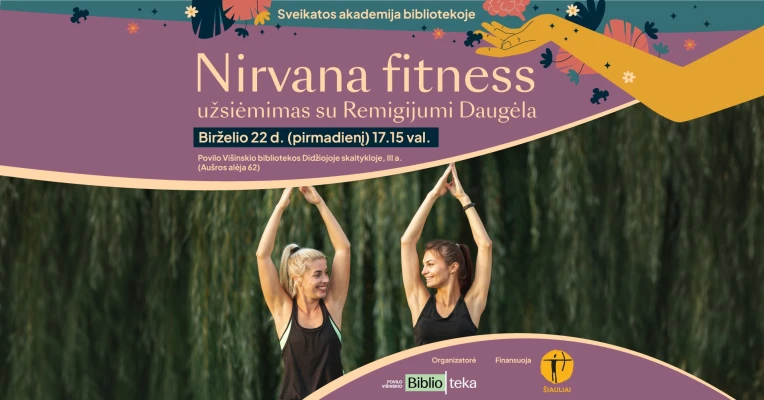 „Nirvana fitness“ užsiėmimas su Remigijumi Daugėla