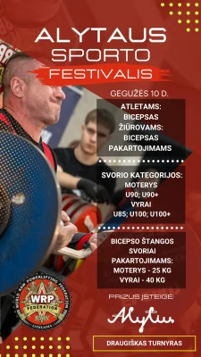 WRPF Draugiškas Bicepso Turnyras