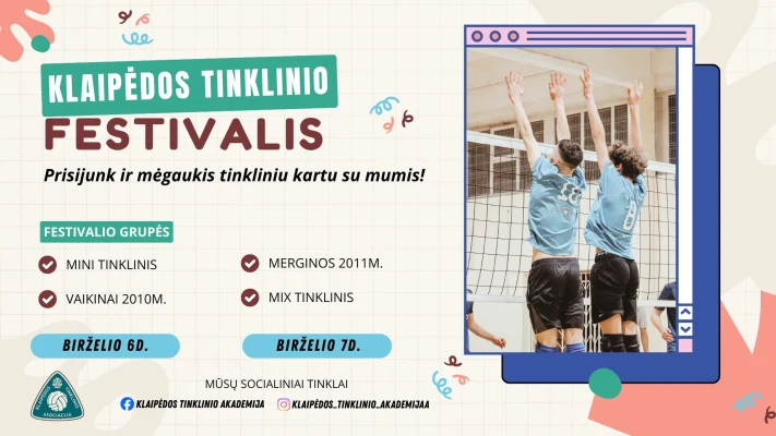 Klaipėdos tinklinio festivalis'26
