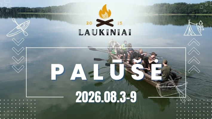 Laukinė išlikimo gamtoje stovykla jaunimui „LAUKINIAI 2026”
